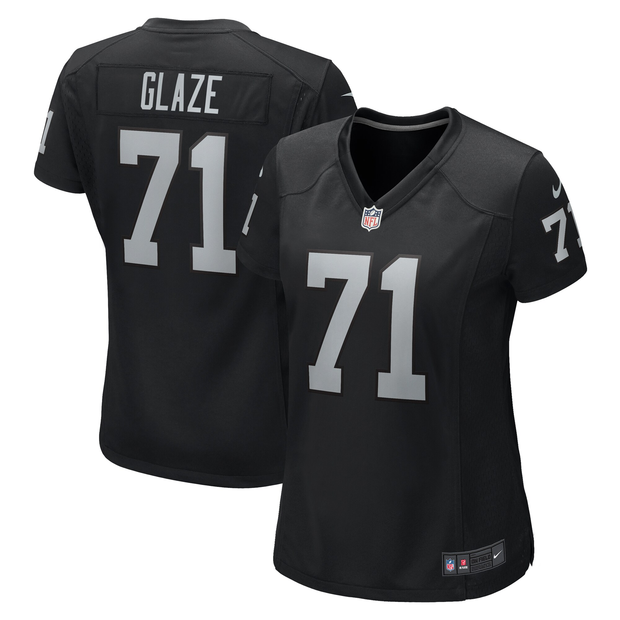 dj glaze las vegas raiders nike womens game jersey black clowdercats nj6er.jpg