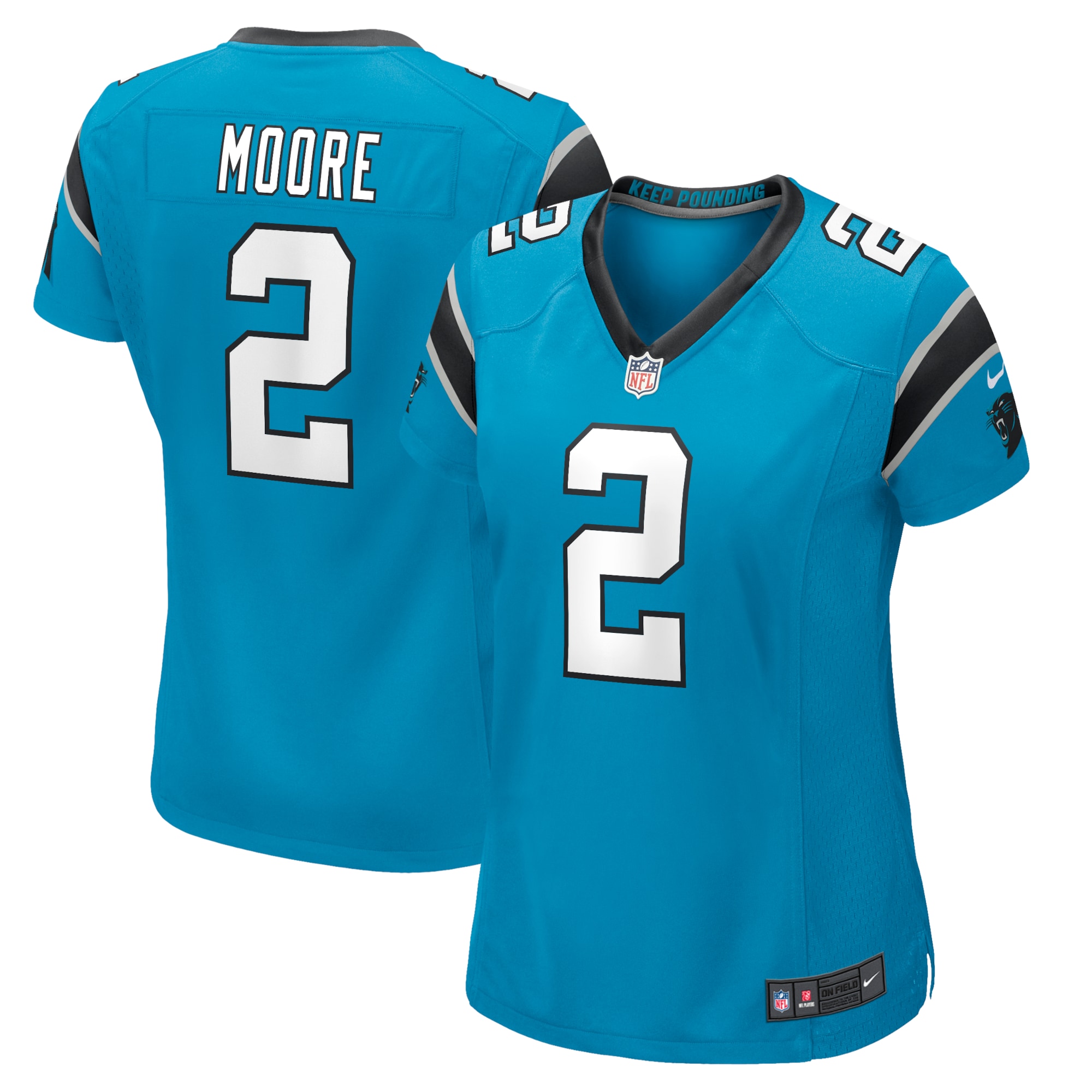 dj moore carolina panthers nike womens game jersey blue clowdercats eydde.jpg