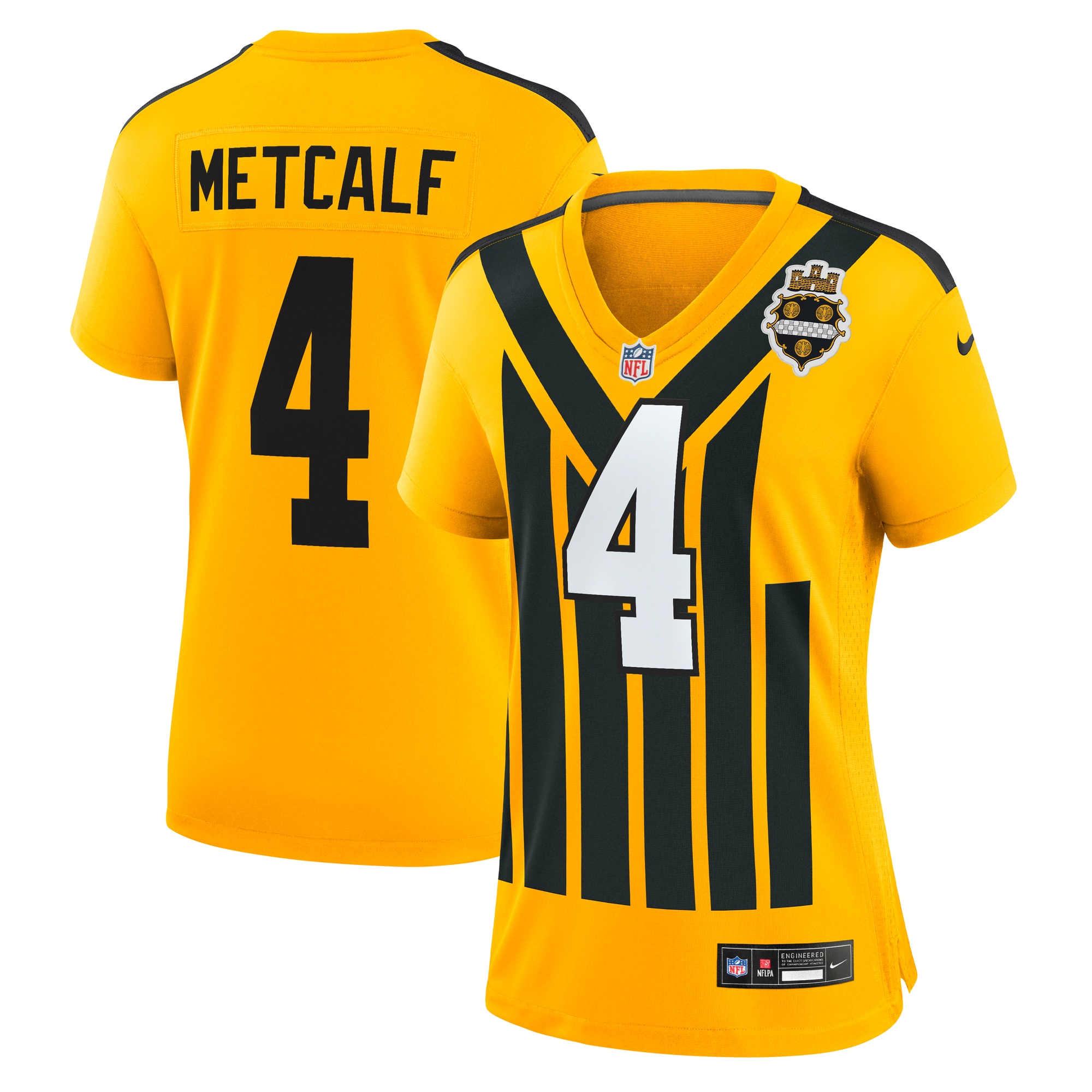 dk metcalf pittsburgh steelers nike womens alternate 1933 throwback game jersey gold clowdercats 9wnwd.jpg