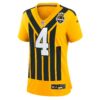 dk metcalf pittsburgh steelers nike womens alternate 1933 throwback game jersey gold clowdercats fpz1j.jpg
