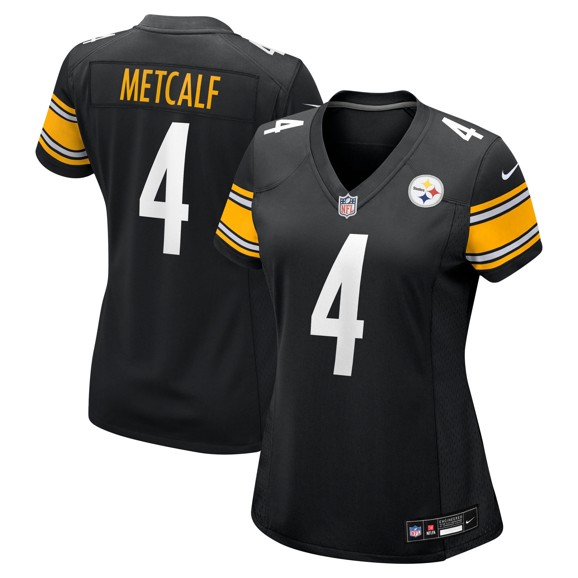 dk metcalf pittsburgh steelers nike womens team game jersey black clowdercats zgxqh.jpg