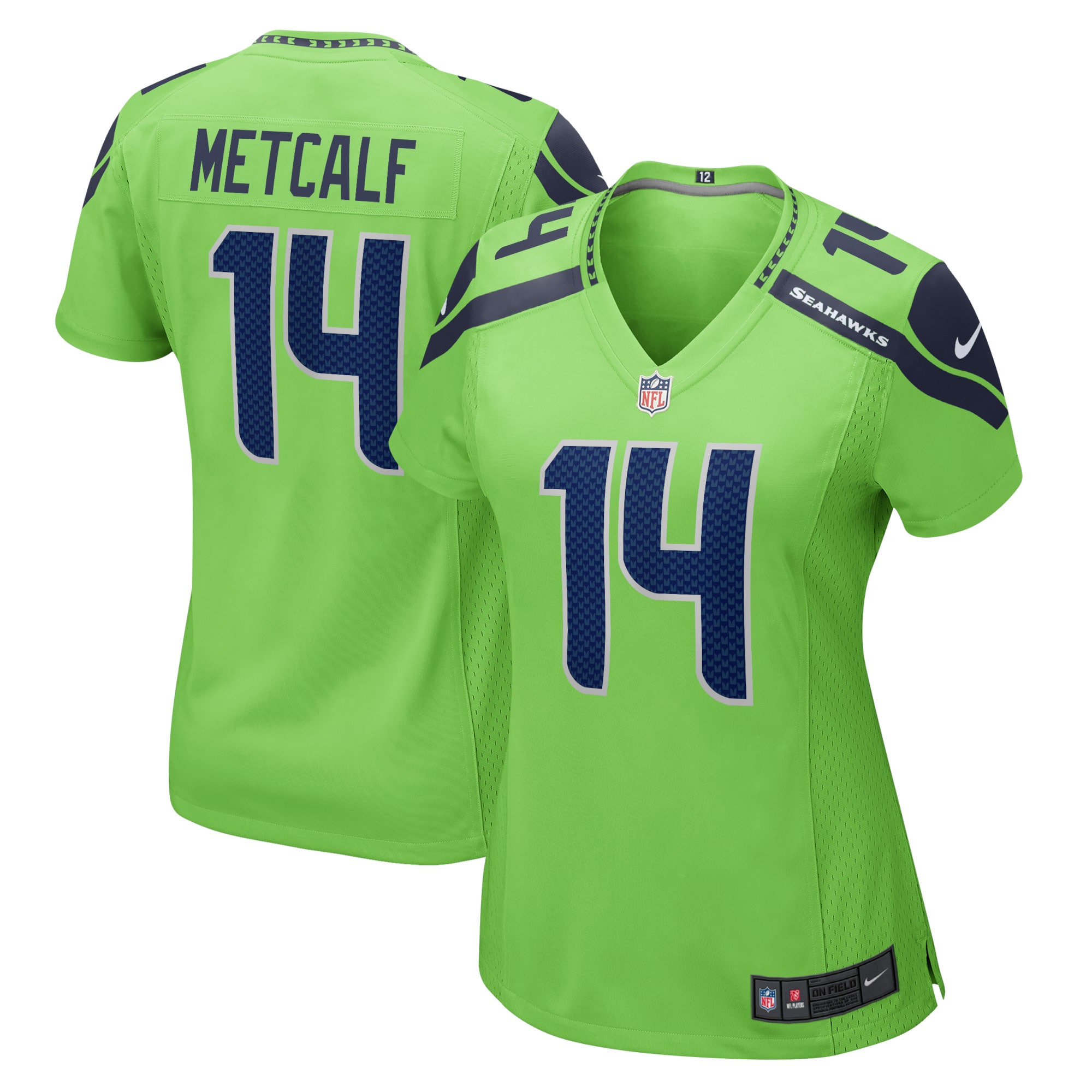dk metcalf seattle seahawks nike womens game jersey neon green clowdercats sylvo.jpg