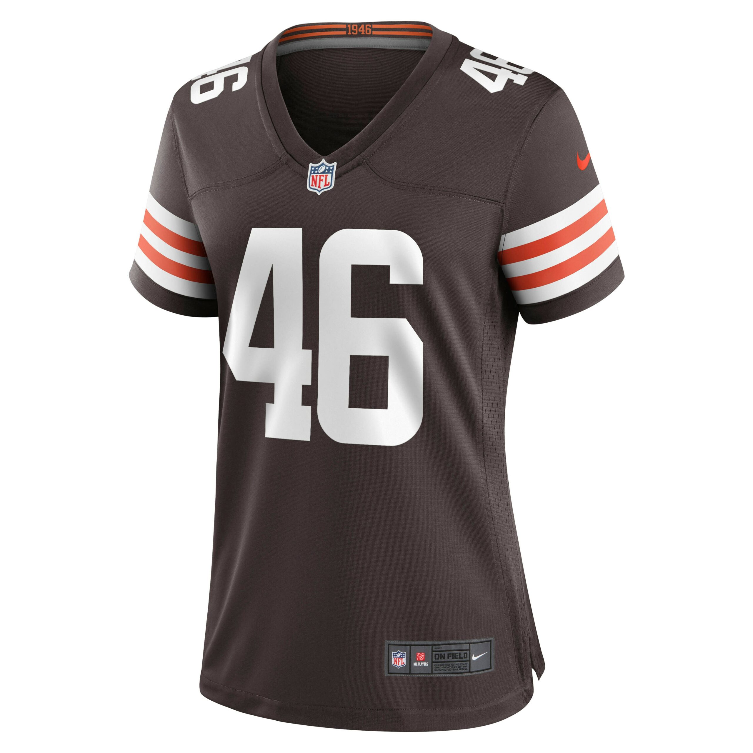 don fleming cleveland browns nike womens retired player jersey brown clowdercats mxy4h.jpg