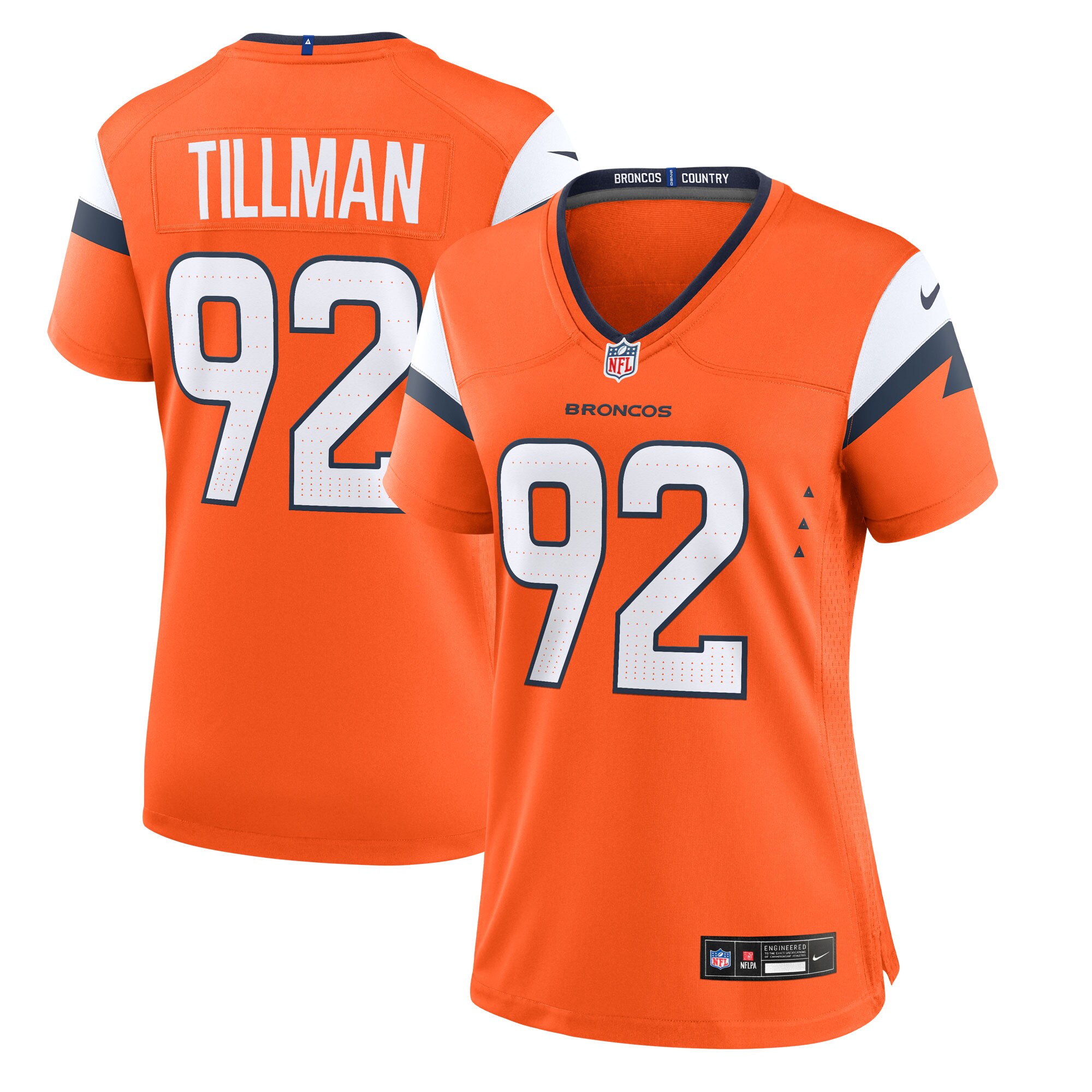 dondrea tillman denver broncos nike womens team game jersey orange clowdercats s6kwb.jpg