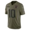 drake maye new england patriots nike 2025 salute to service limited jersey olive clowdercats buocg.jpg