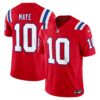 drake maye new england patriots nike alternate vapor fuse limited jersey red clowdercats 56if7.jpg