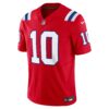 drake maye new england patriots nike alternate vapor fuse limited jersey red clowdercats u5b0q.jpg