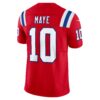 drake maye new england patriots nike alternate vapor fuse limited jersey red clowdercats uqdpb.jpg