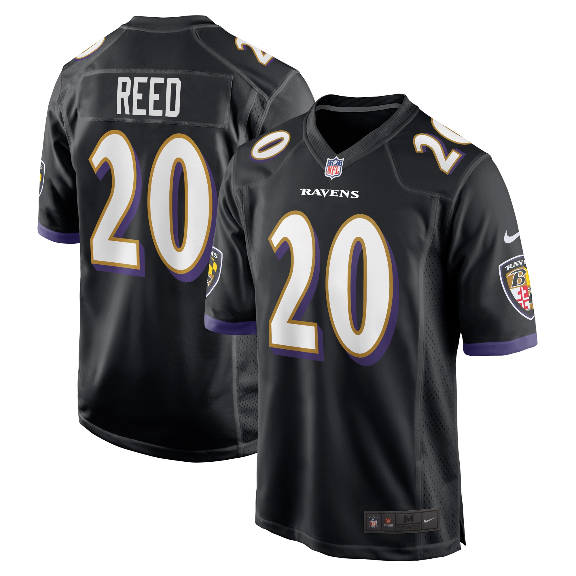 ed reed baltimore ravens nike retired player alternate game jersey black clowdercats jdcsl.jpg