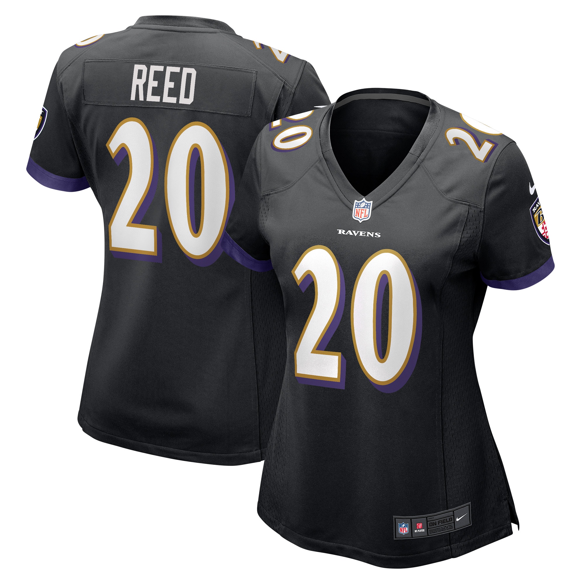 ed reed baltimore ravens nike womens retired player jersey black clowdercats 7x23d.jpg