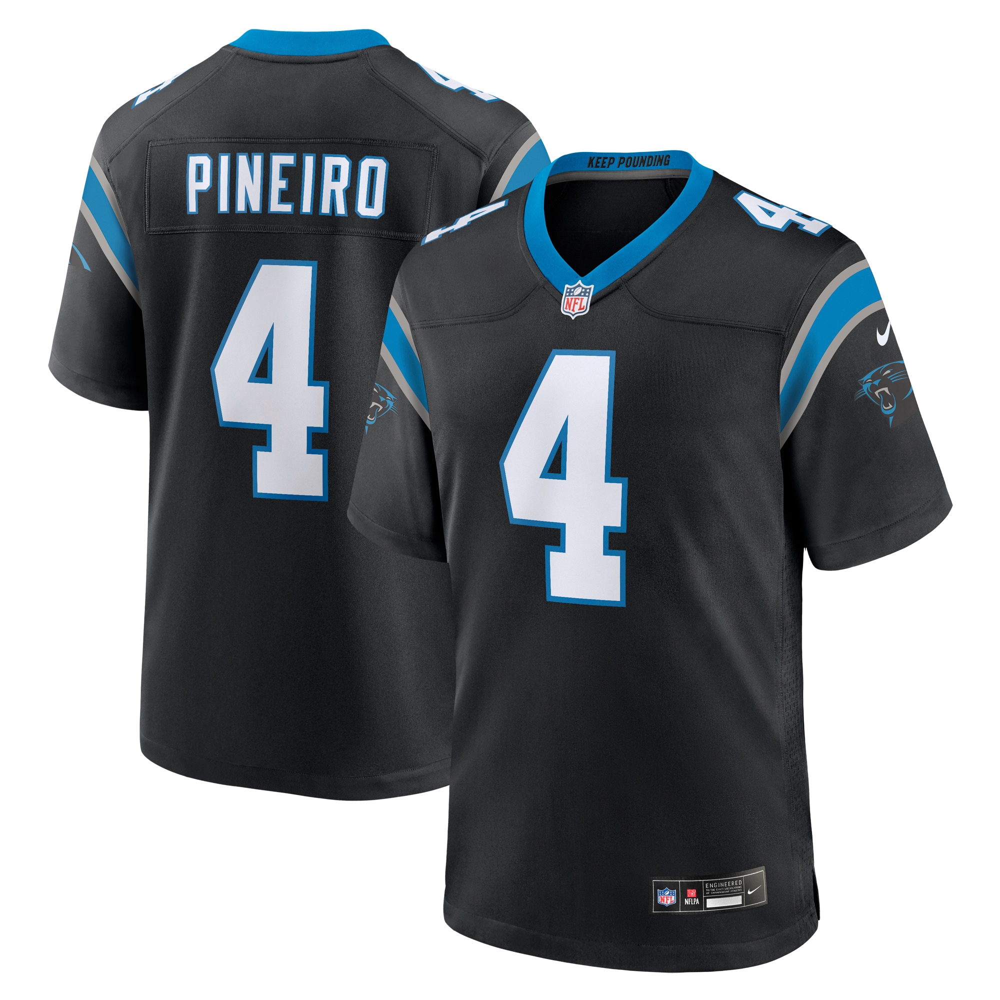 eddy pineiro carolina panthers nike team game jersey black clowdercats xmlmp.jpg