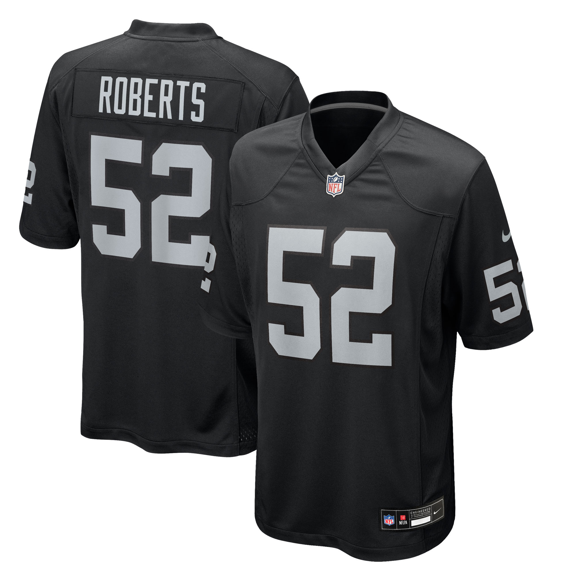 elandon roberts las vegas raiders nike team game jersey black clowdercats ec4jw.jpg