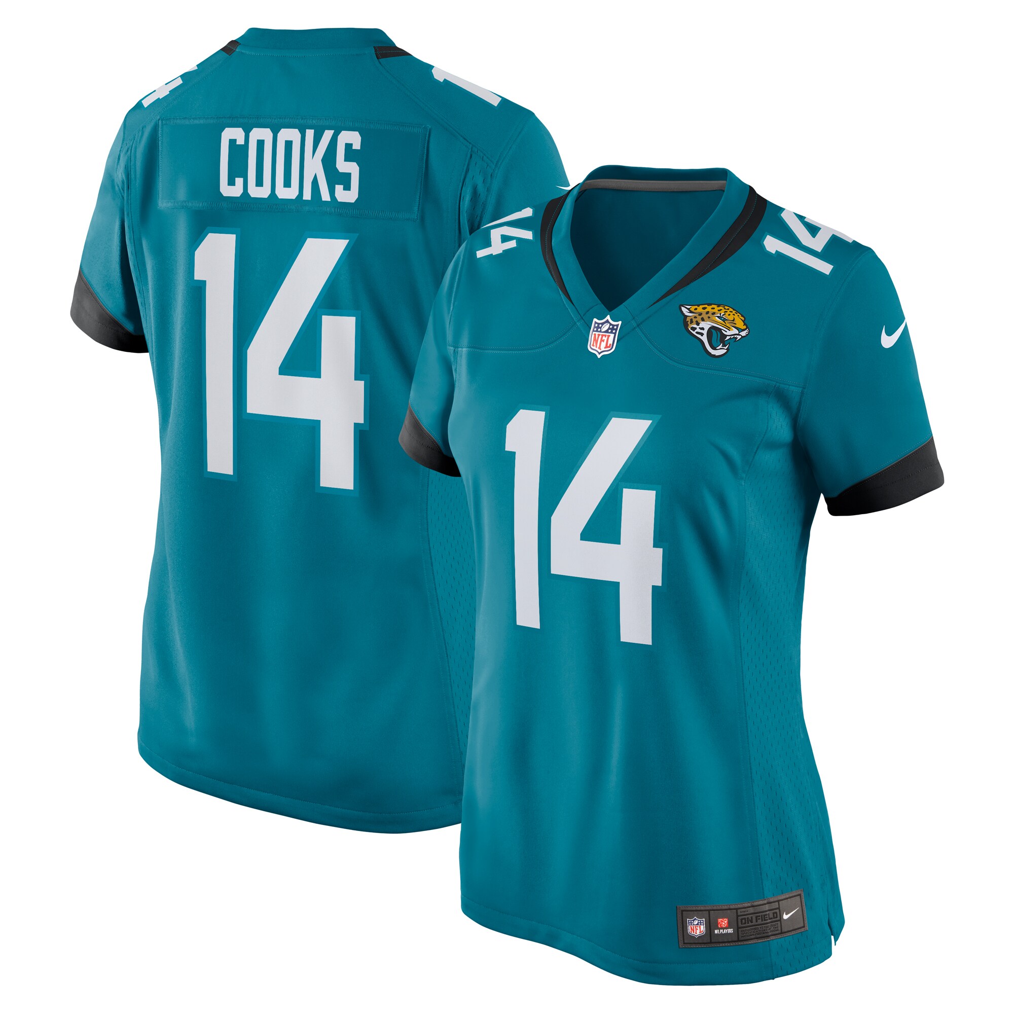 elijah cooks jacksonville jaguars nike womens team game jersey teal clowdercats vbhet.jpg