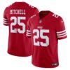 elijah mitchell san francisco 49ers nike vapor fuse limited jersey scarlet clowdercats xe4hm.jpg