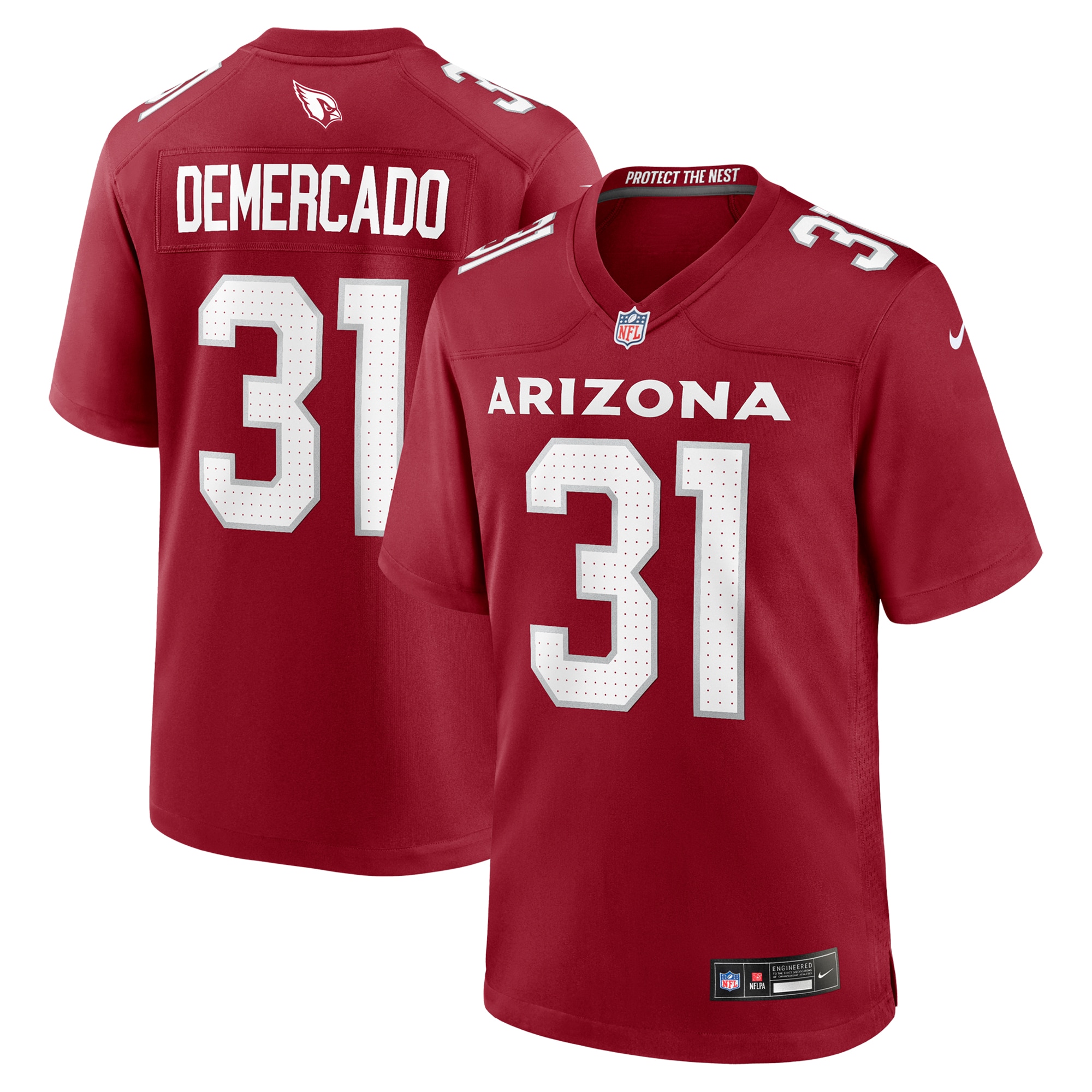 emari demercado arizona cardinals nike team game jersey cardinal clowdercats snvo7.jpg
