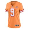 emeka egbuka tampa bay buccaneers nike womens 50th season game jersey creamsicle clowdercats vgzgr.jpg