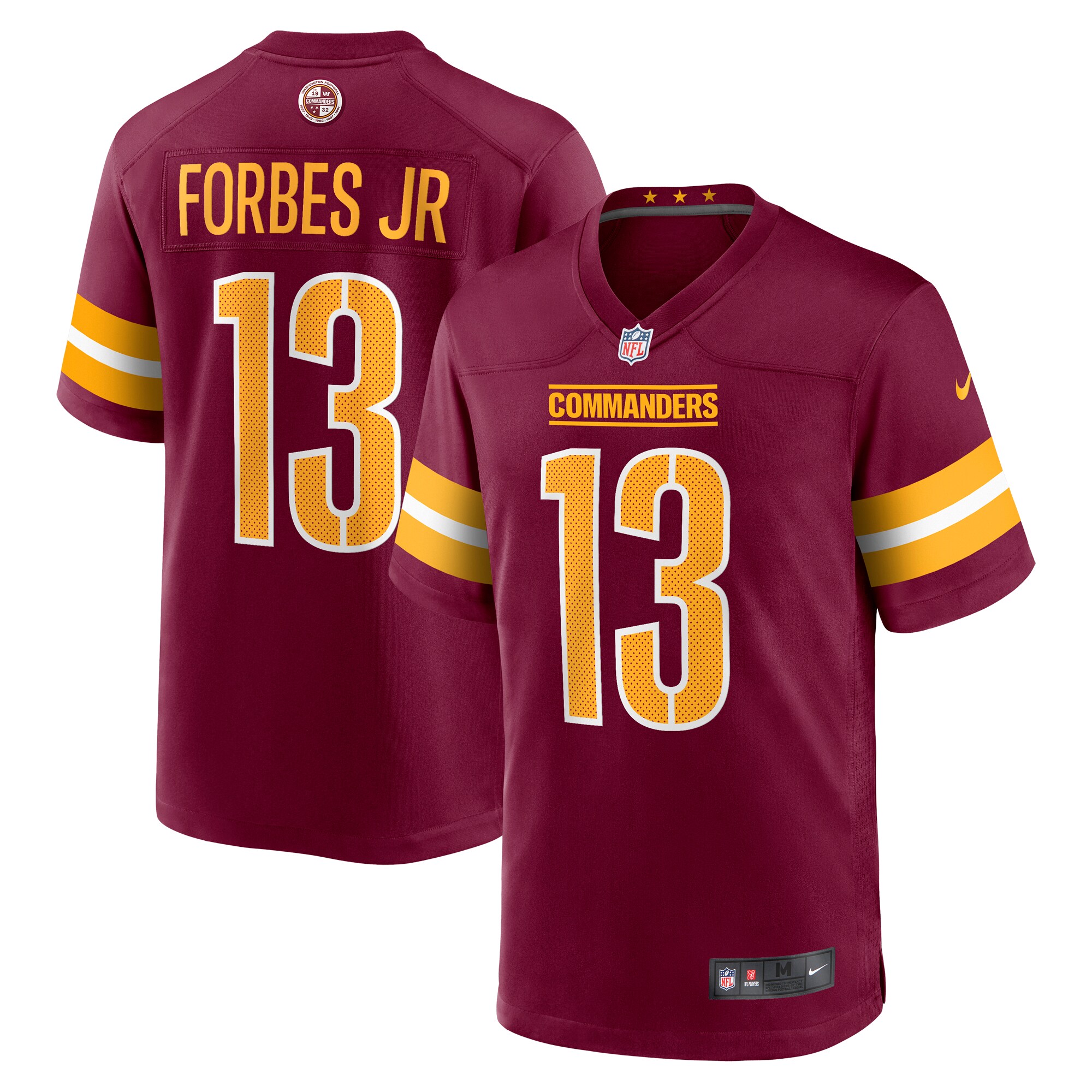 emmanuel forbes jr washington commanders nike game jersey burgundy clowdercats bsjev.jpg