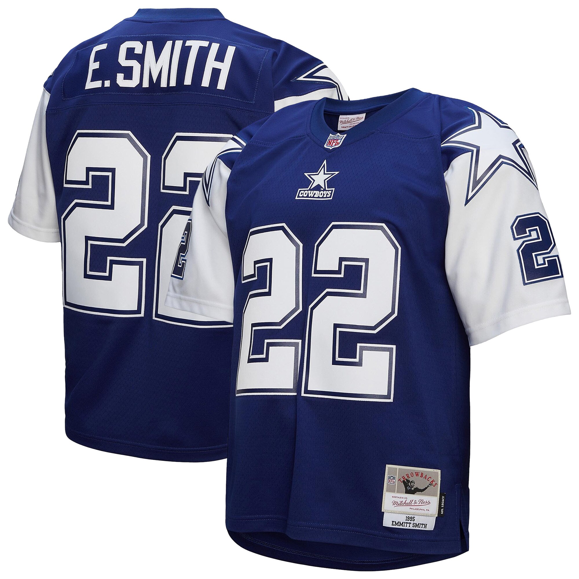 emmitt smith dallas cowboys mitchell ness legacy replica jersey navy clowdercats vcm9s.jpg