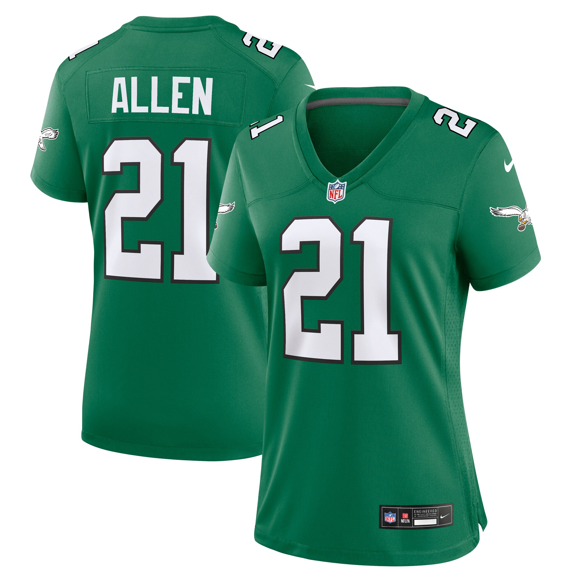 eric allen philadelphia eagles nike womens alternate game jersey kelly green clowdercats b4b1n.jpg