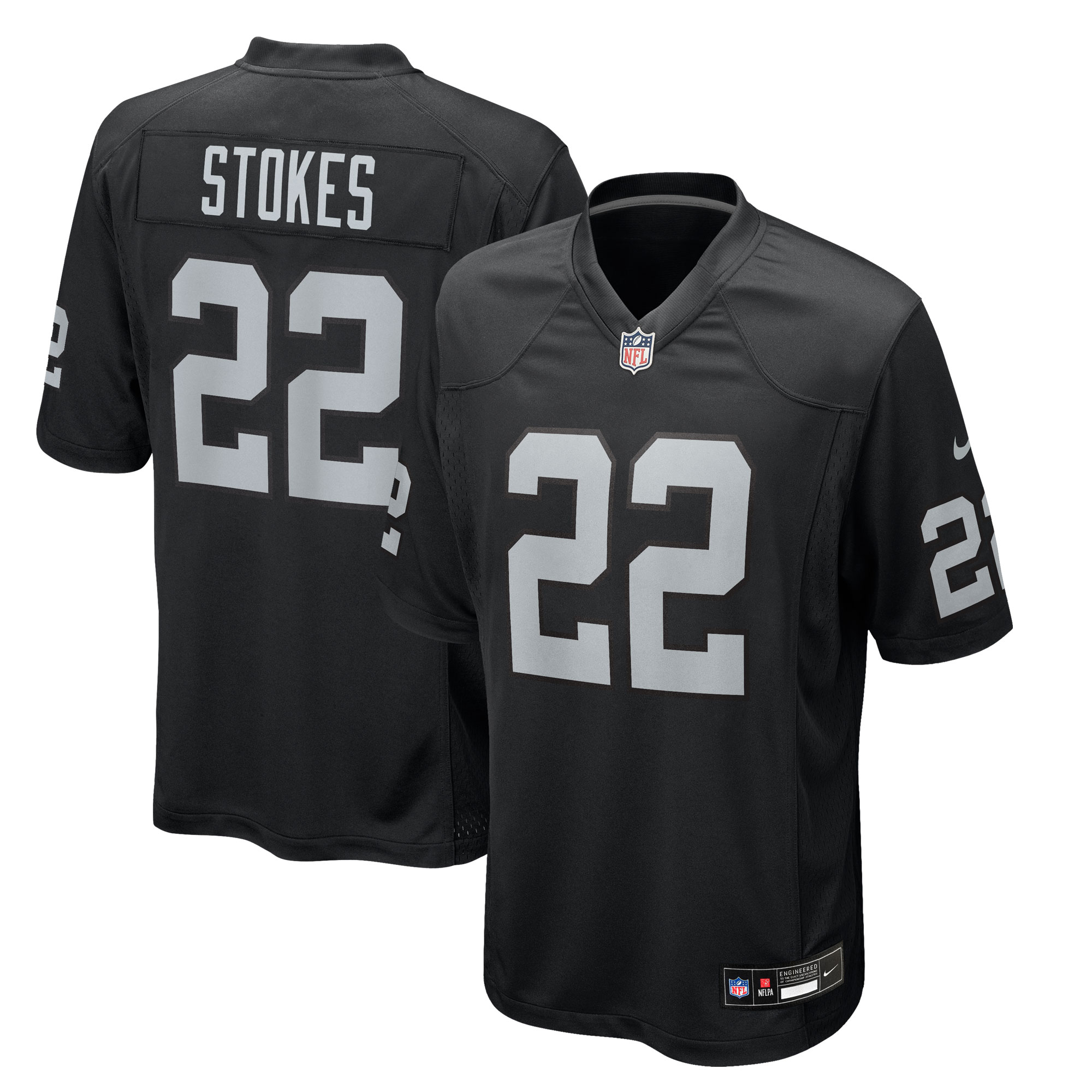 eric stokes las vegas raiders nike team game jersey black clowdercats vd8cx.jpg
