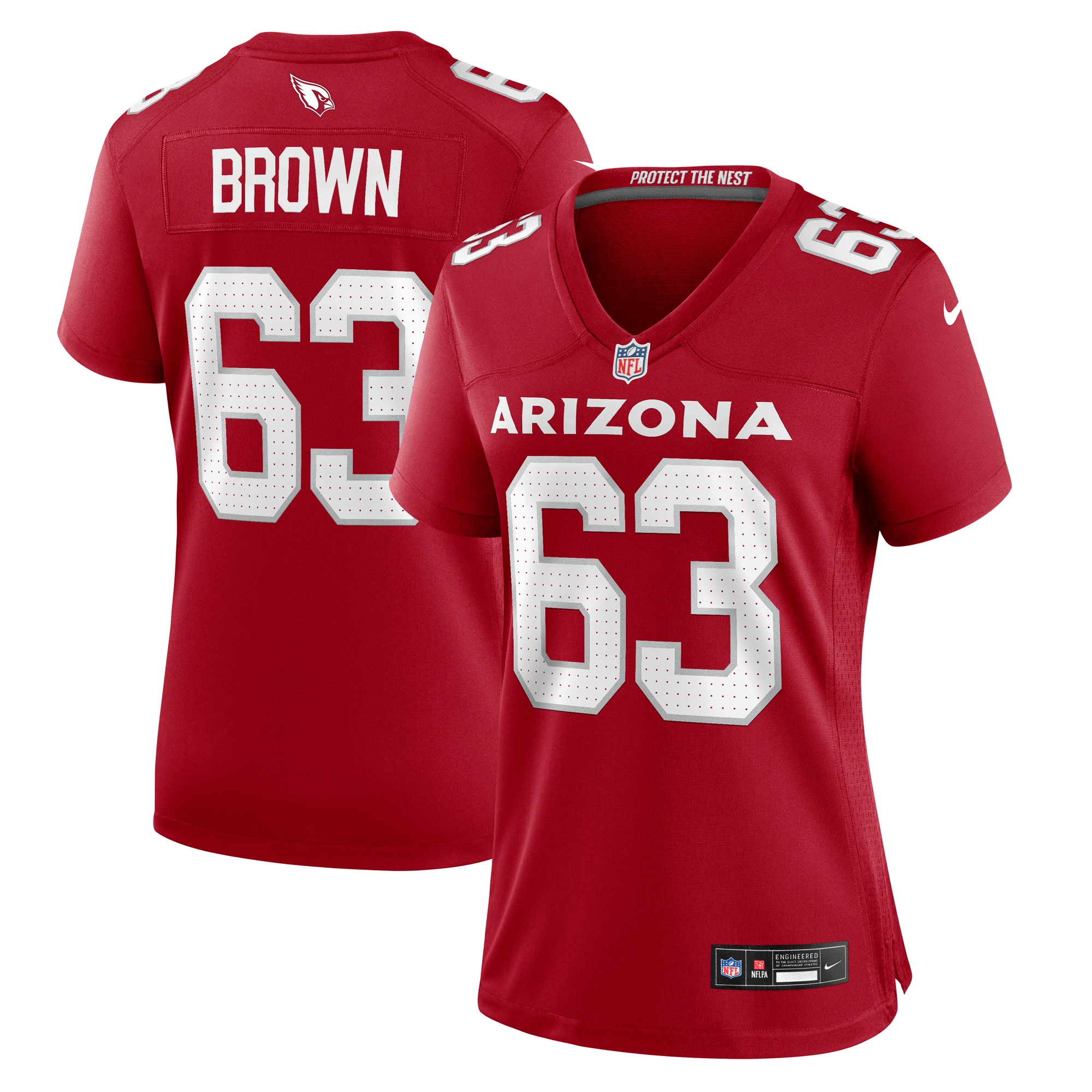 evan brown arizona cardinals nike womens team game jersey cardinal clowdercats fgdbz.jpg