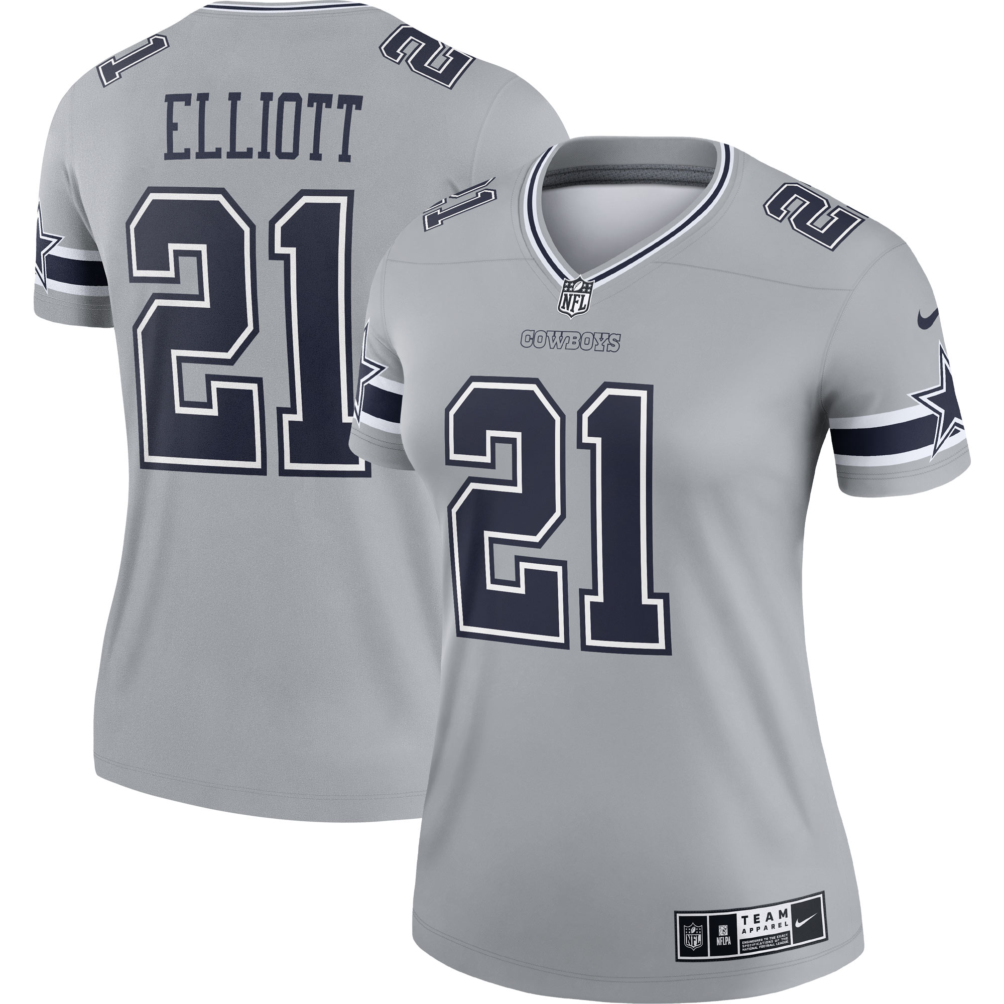 ezekiel elliott dallas cowboys nike womens legend player performance top gray clowdercats hobcb.jpg