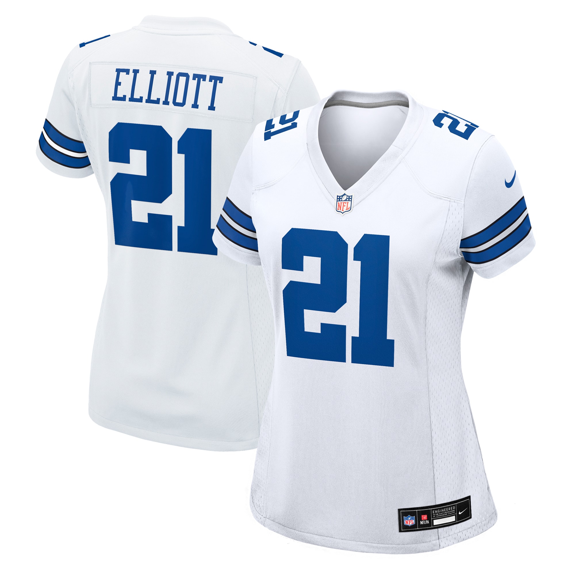 ezekiel elliott dallas cowboys nike womens team game jersey white clowdercats uxkyh.jpg