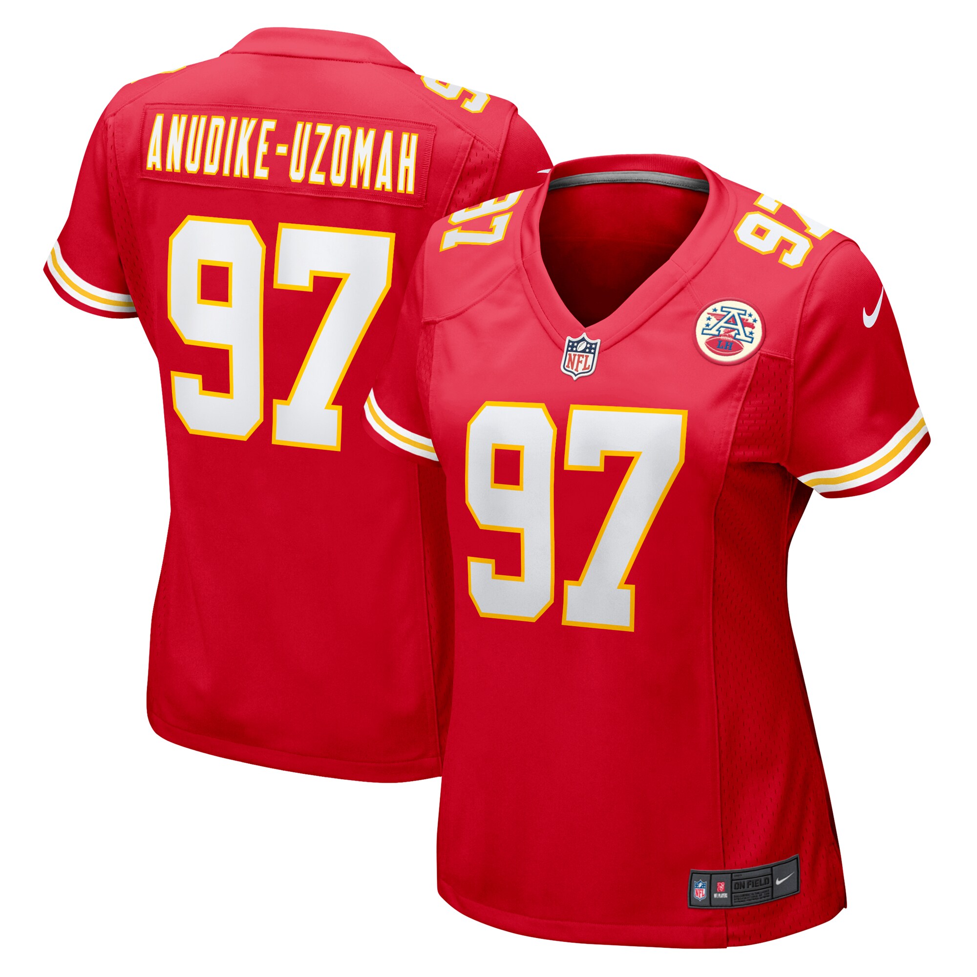 felix anudike uzomah kansas city chiefs nike womens player jersey red clowdercats mkacr.jpg