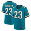 foye oluokun jacksonville jaguars nike prowler throwback player game jersey teal clowdercats hed83.jpg