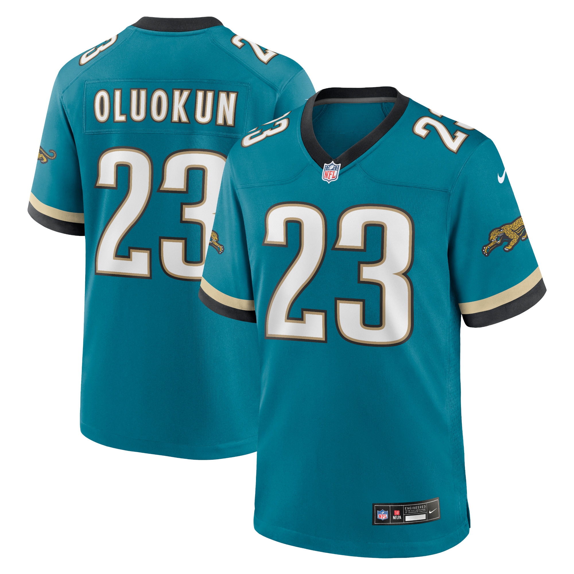 foye oluokun jacksonville jaguars nike prowler throwback player game jersey teal clowdercats hed83.jpg