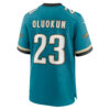 foye oluokun jacksonville jaguars nike prowler throwback player game jersey teal clowdercats zqgbx.jpg