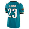 foye oluokun jacksonville jaguars nike prowler throwback vapor fuse limited jersey teal clowdercats 9bizi.jpg