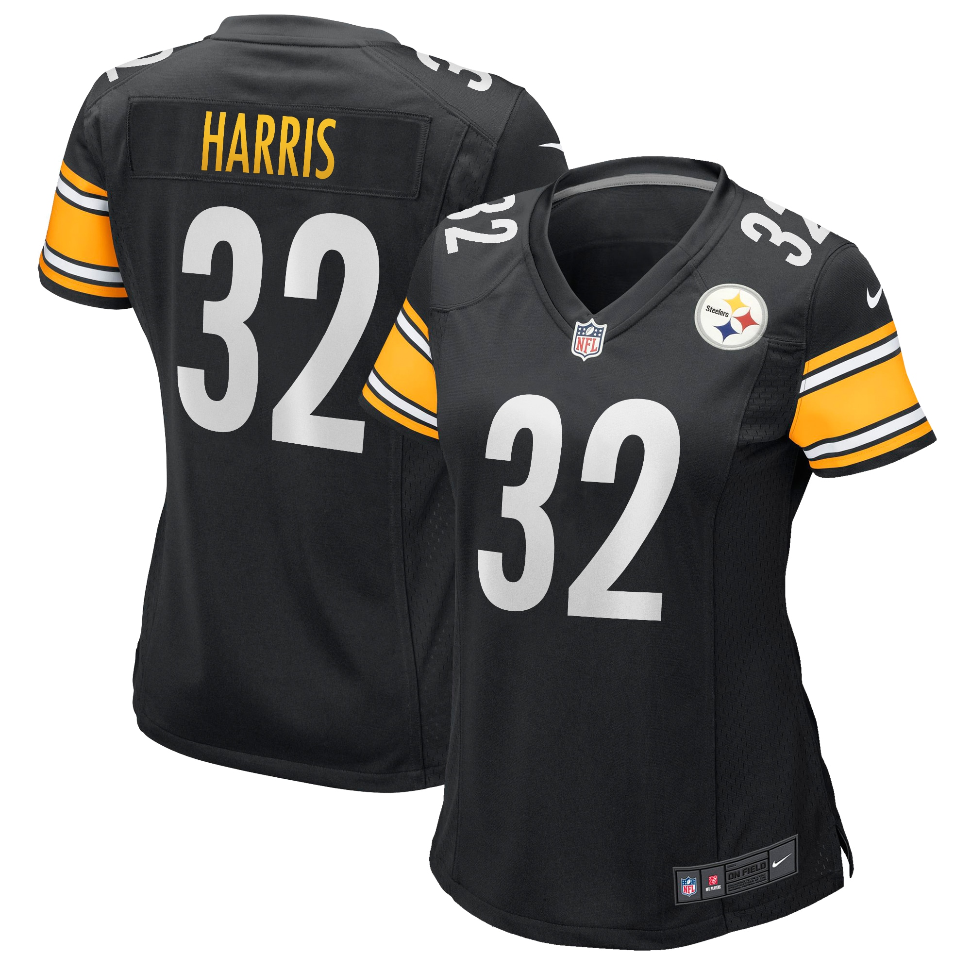 franco harris pittsburgh steelers nike womens game retired player jersey black clowdercats gsy3y.jpg