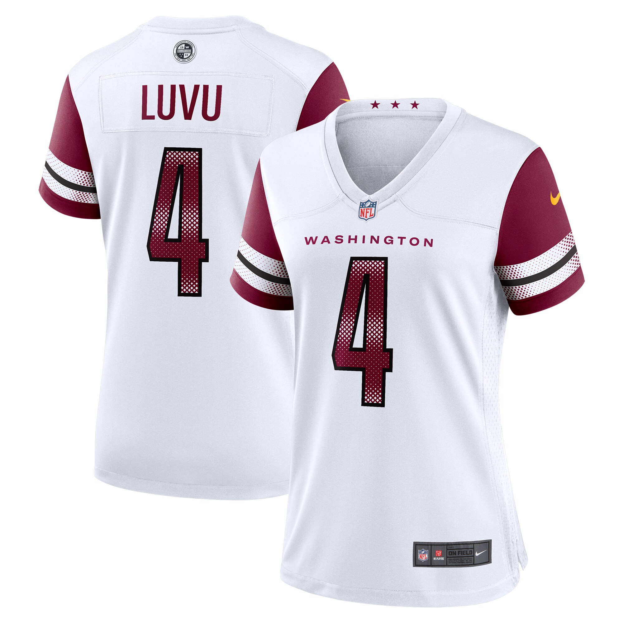 frankie luvu washington commanders nike womens game jersey white clowdercats 78no9.jpg