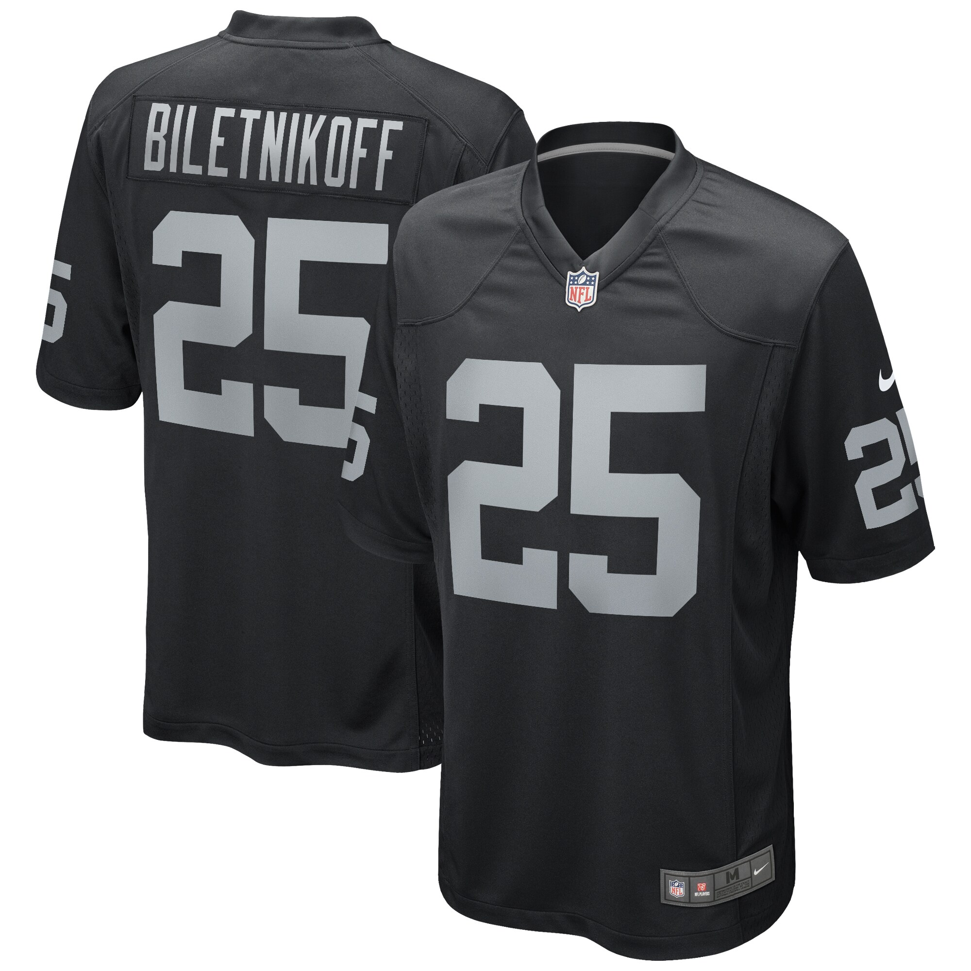 fred biletnikoff las vegas raiders nike game retired player jersey black clowdercats vijsn.jpg