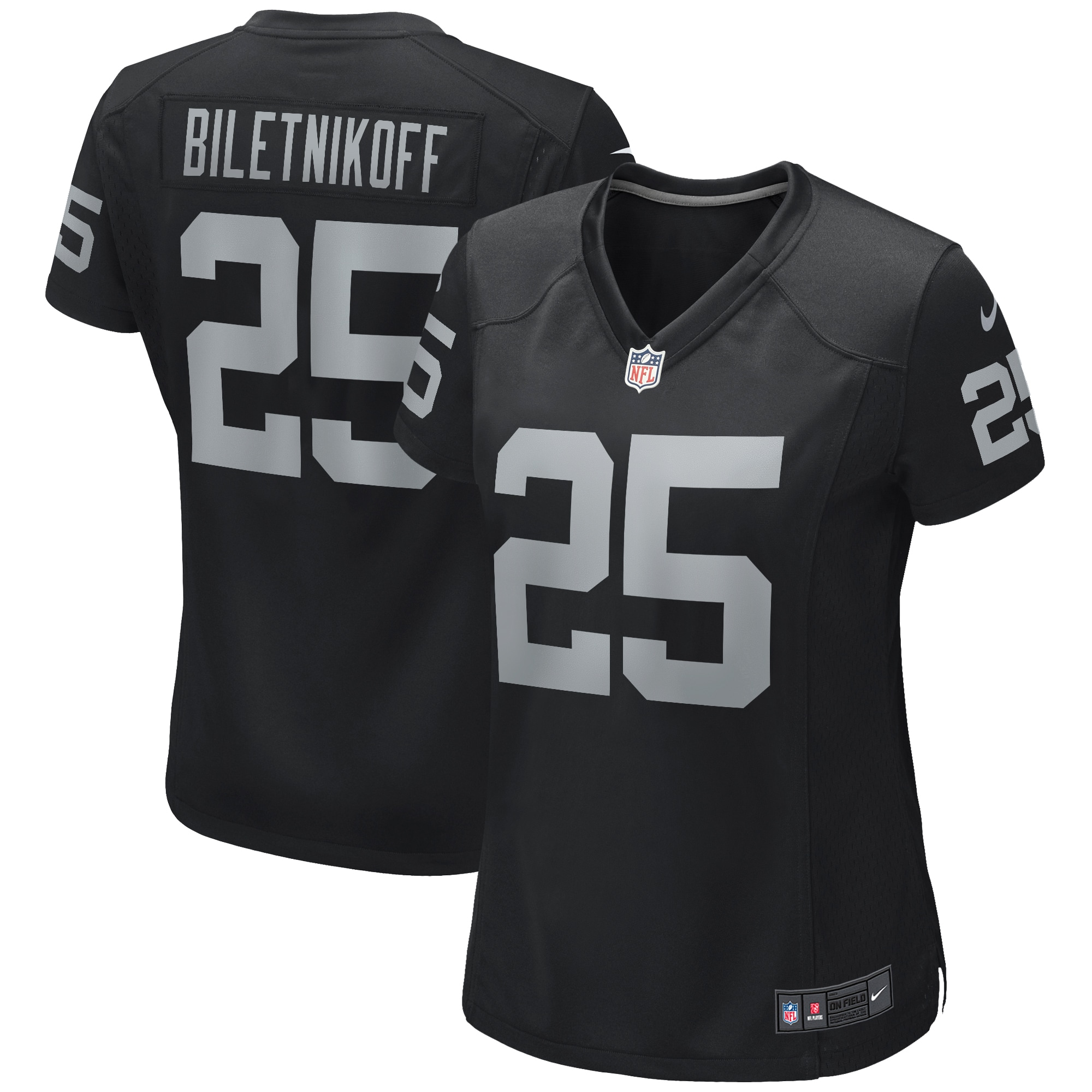 fred biletnikoff las vegas raiders nike womens game retired player jersey black clowdercats 0suww.jpg