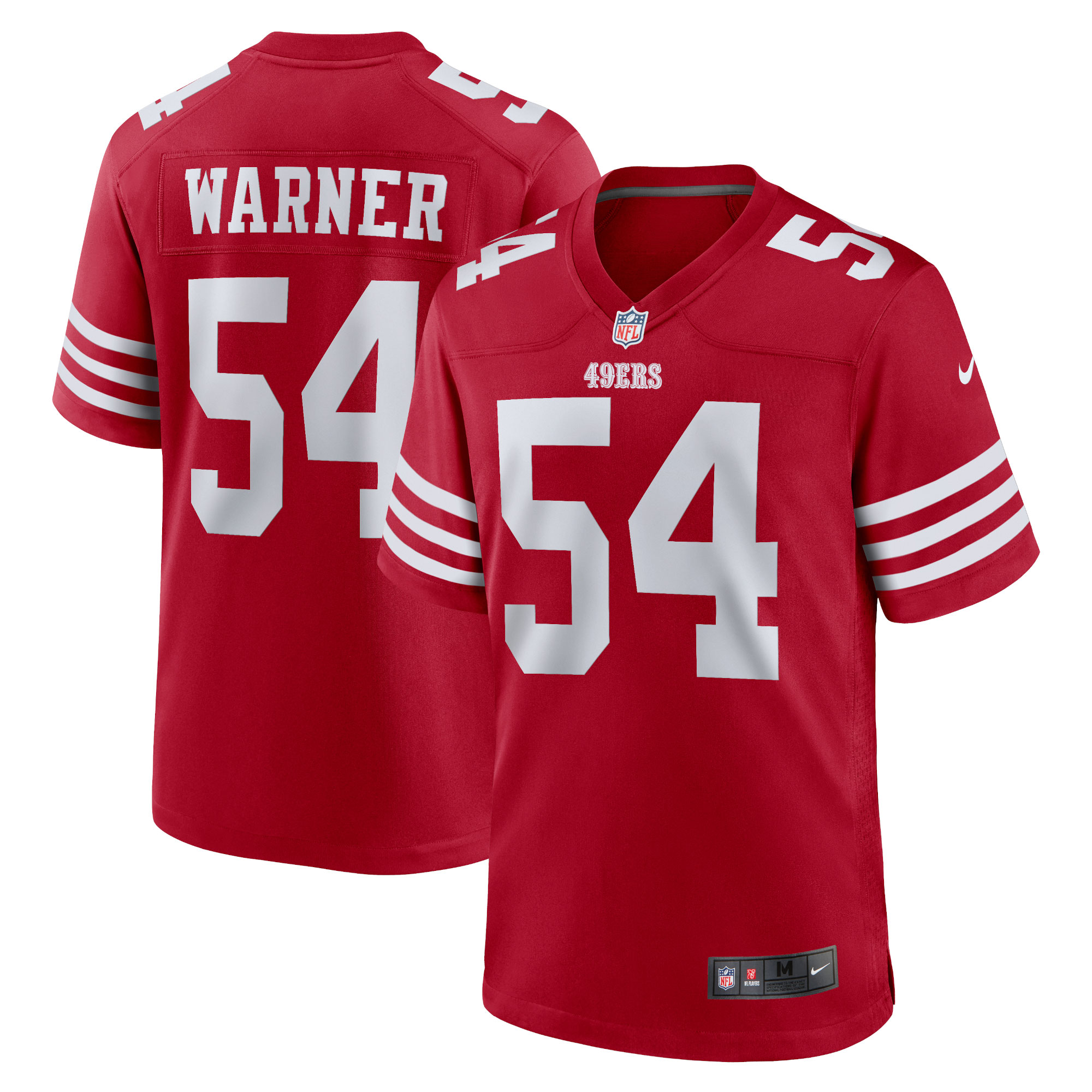 fred warner san francisco 49ers nike team game player jersey scarlet clowdercats 6ntod.jpg