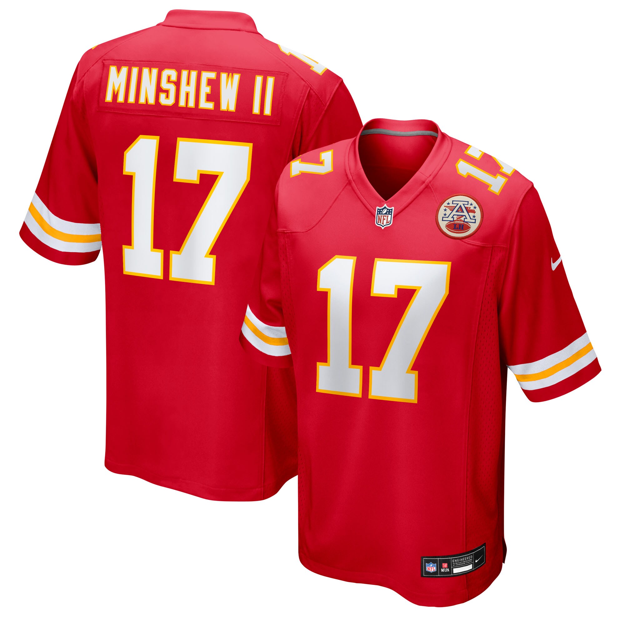 gardner minshew ii kansas city chiefs nike team game jersey red clowdercats tdfmu.jpg
