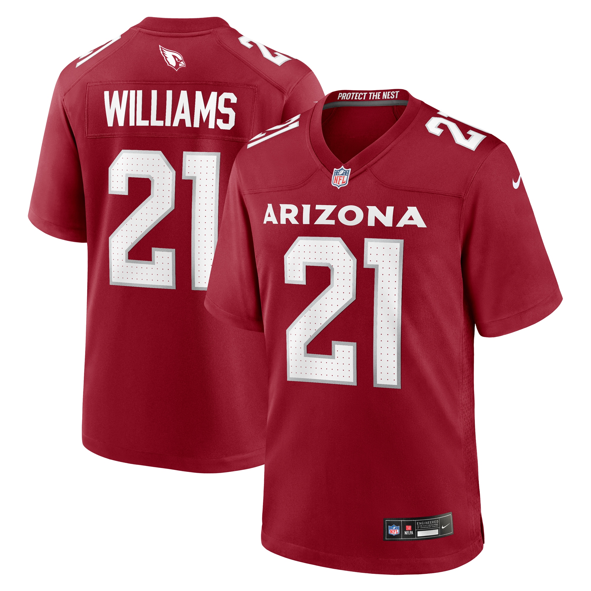 garrett williams arizona cardinals nike game jersey cardinal clowdercats rllsg.jpg