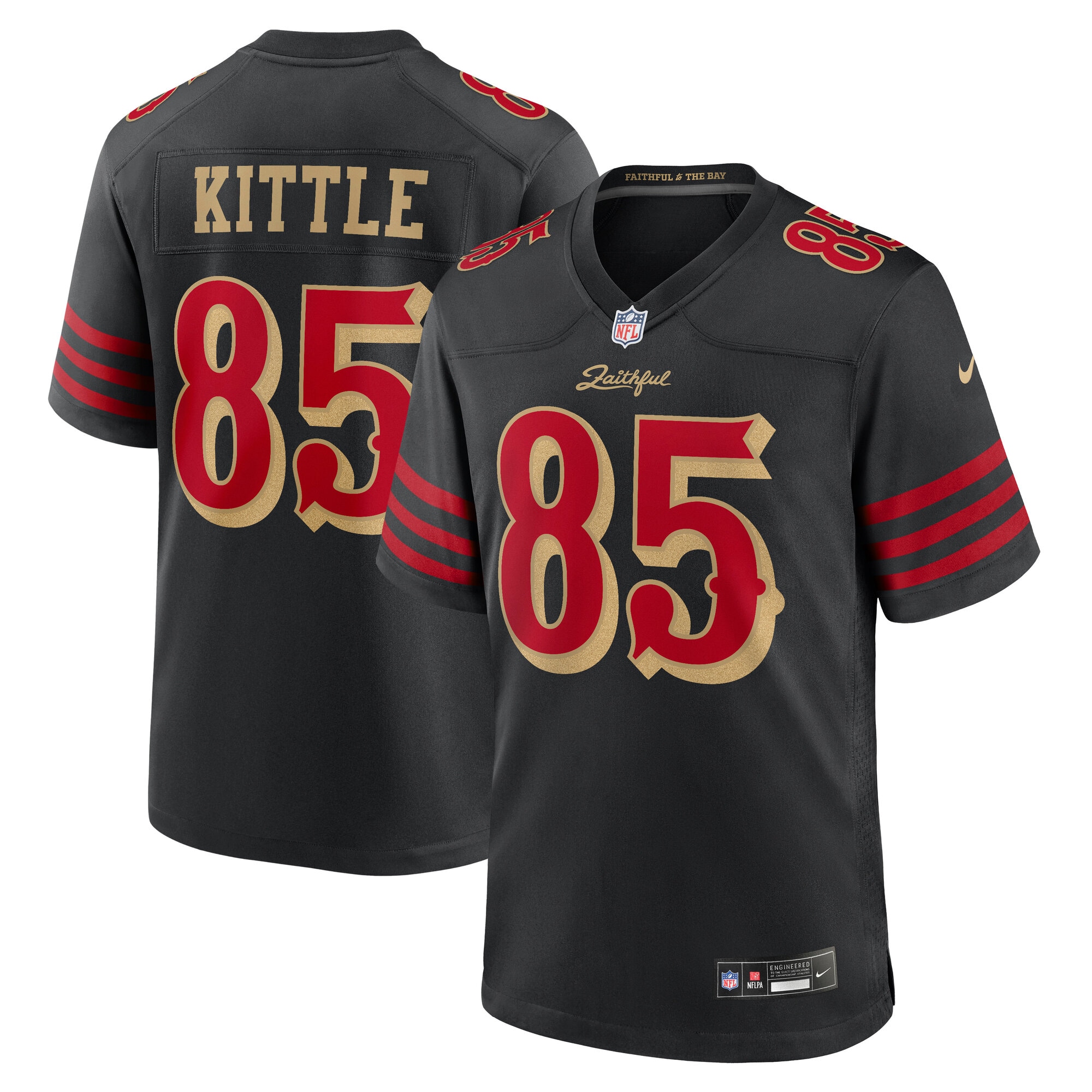 george kittle san francisco 49ers nike 2025 rivalries collection game jersey black clowdercats 8h7cz.jpg