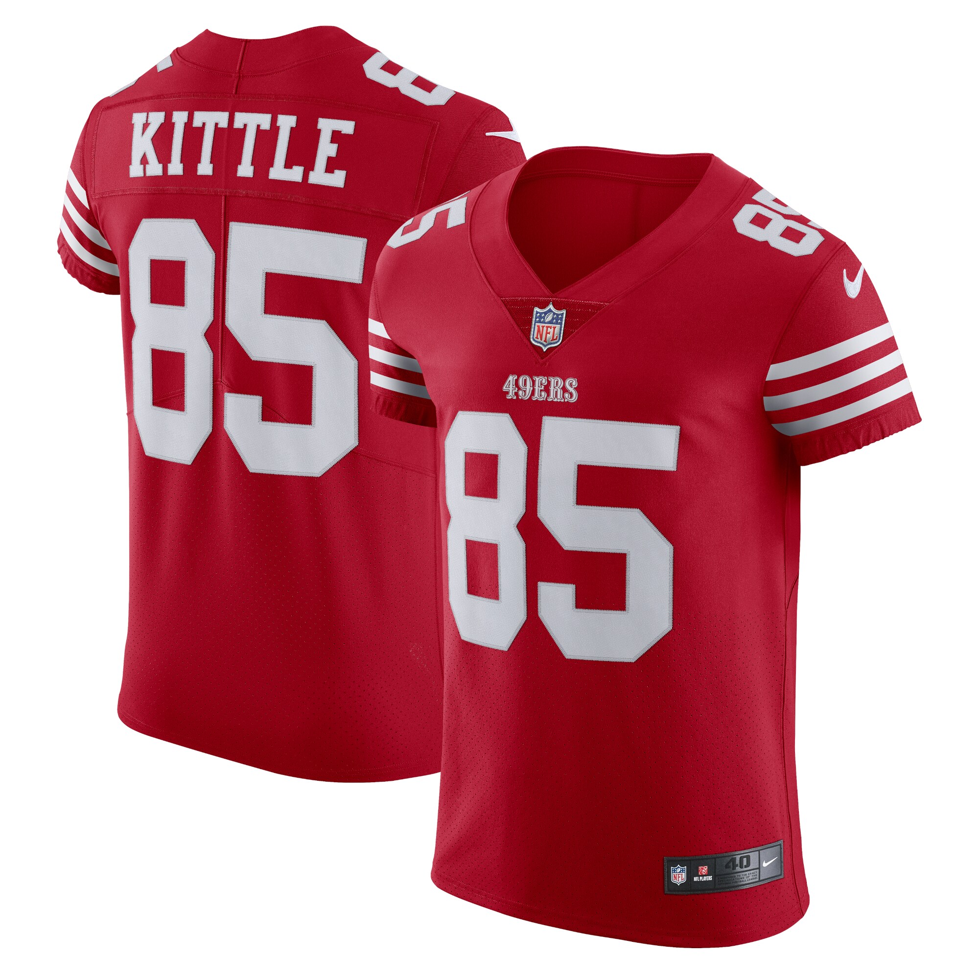 george kittle san francisco 49ers nike vapor elite jersey scarlet clowdercats kmwbe.jpg