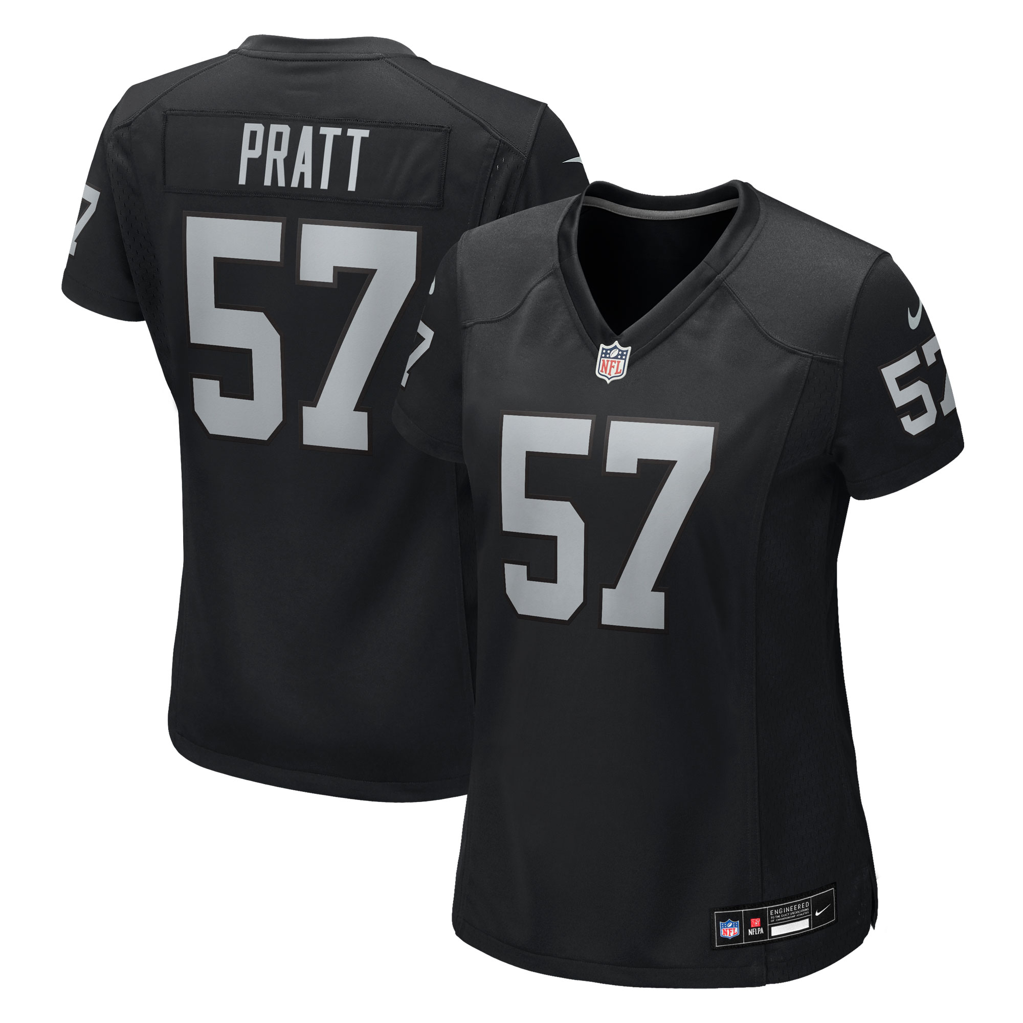 germaine pratt las vegas raiders nike womens team game jersey black clowdercats u1zug.jpg