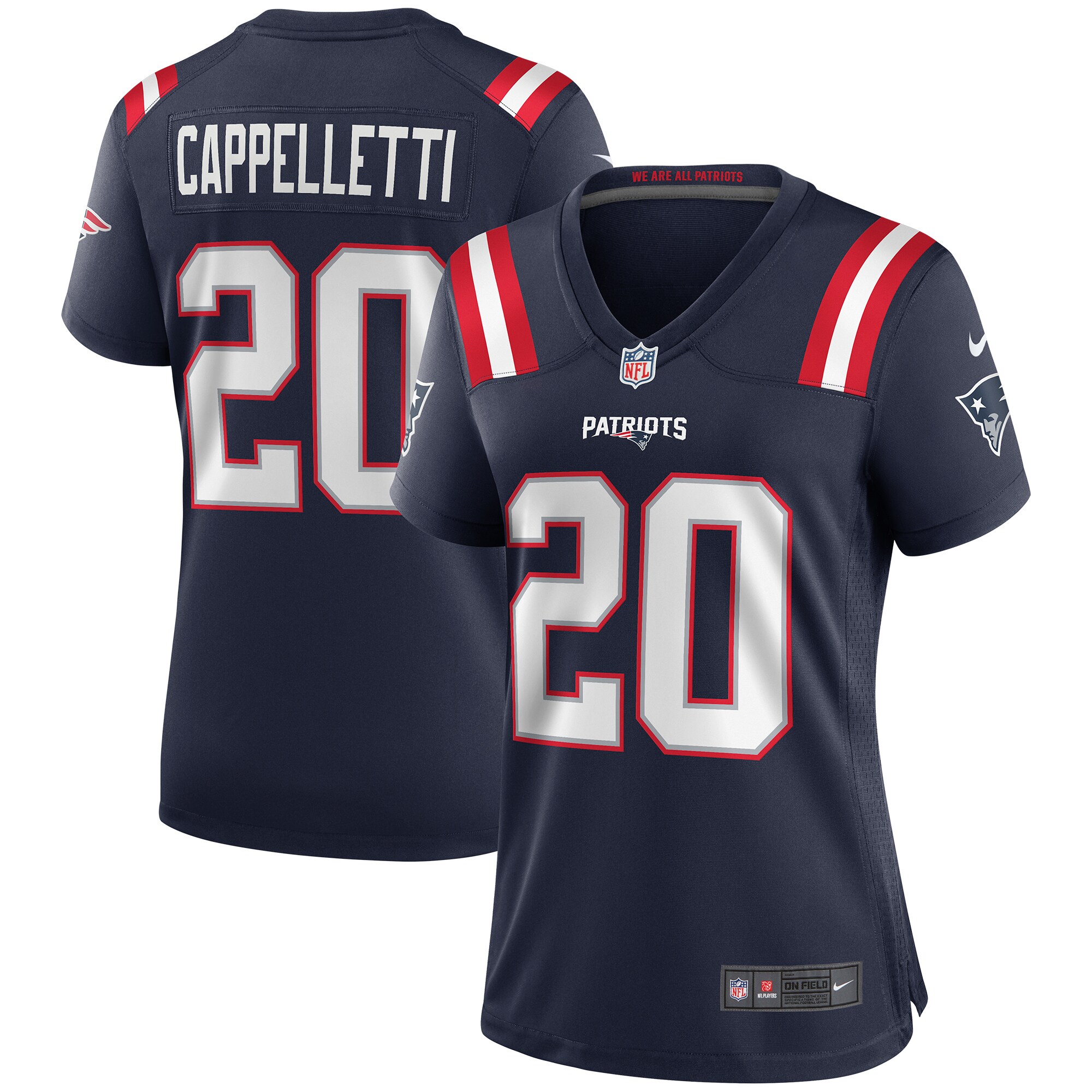 gino cappelletti new england patriots nike womens game retired player jersey navy clowdercats youss.jpg