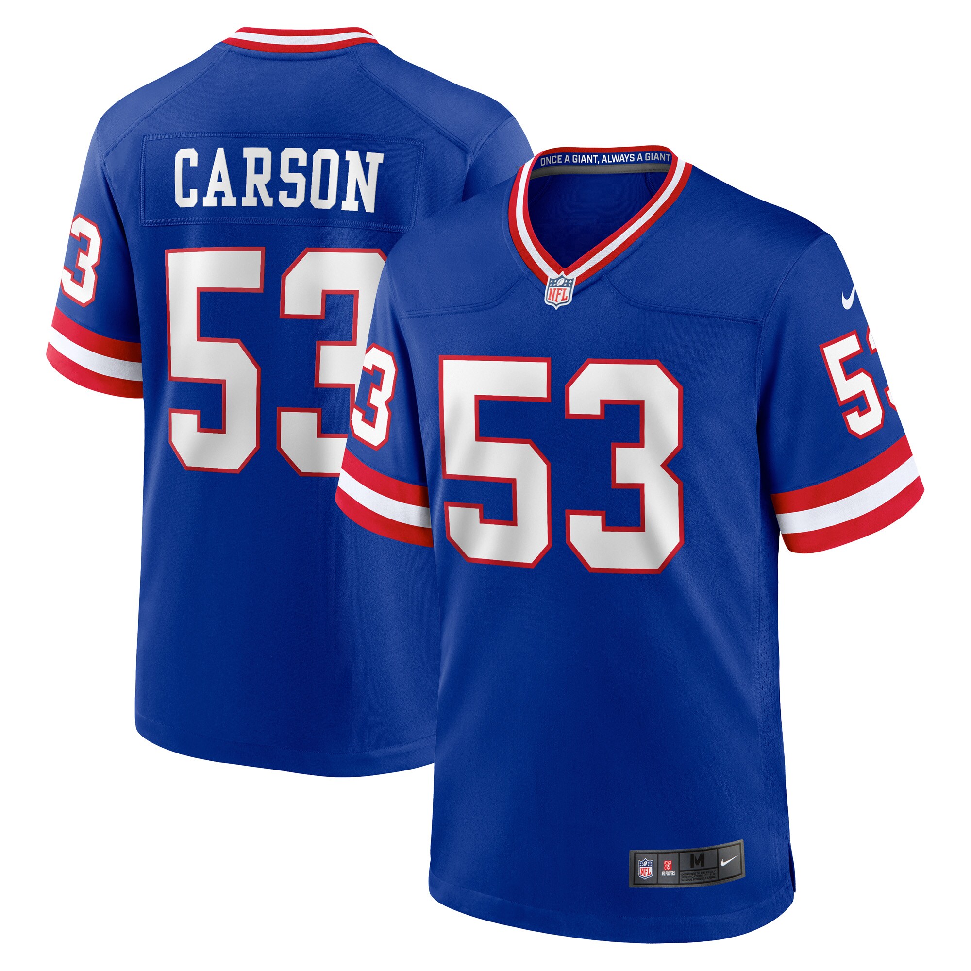 harry carson new york giants nike retired player alternate game jersey royal clowdercats rztqe.jpg