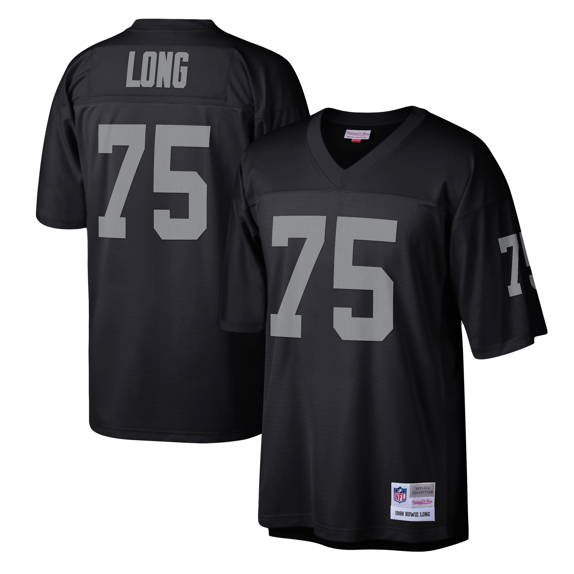 howie long las vegas raiders mitchell ness legacy replica jersey black clowdercats yqpz6.jpg