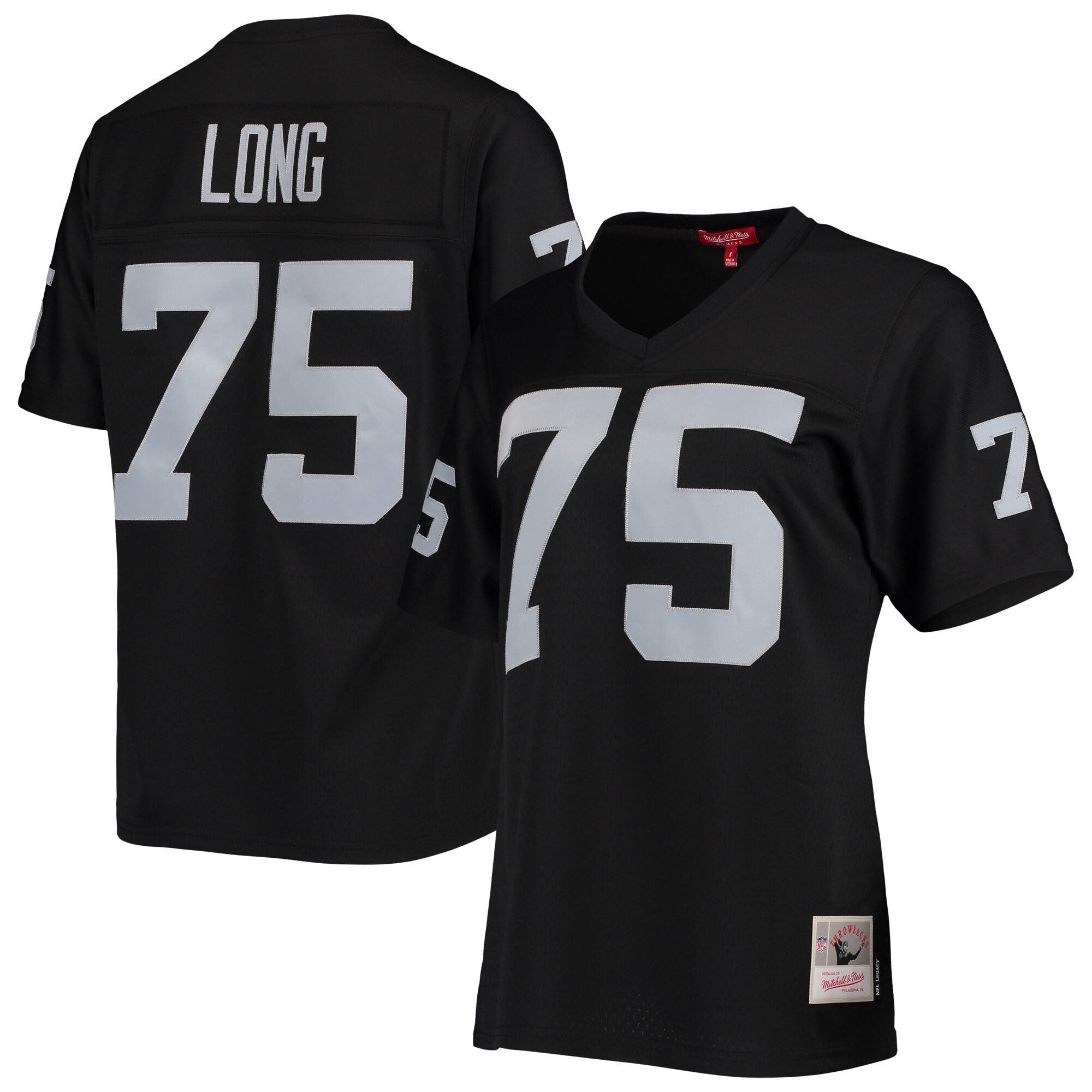howie long las vegas raiders mitchell ness womens legacy replica player jersey black clowdercats 5ik1v.jpg