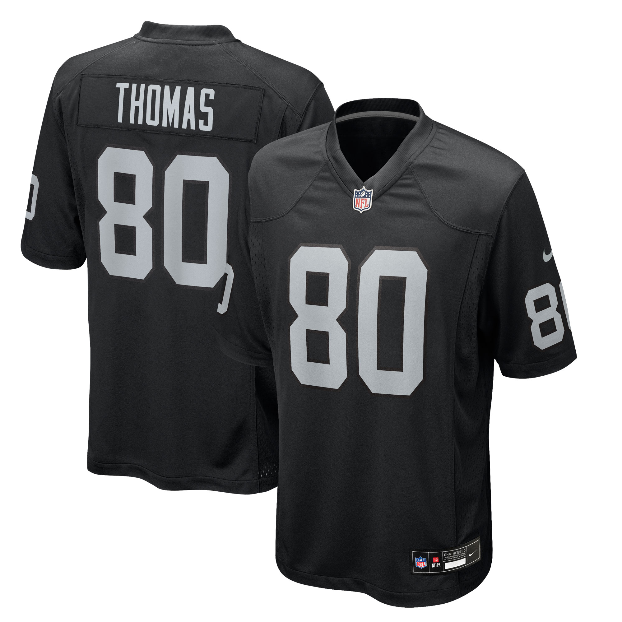 ian thomas las vegas raiders nike team game jersey black clowdercats aenxy.jpg