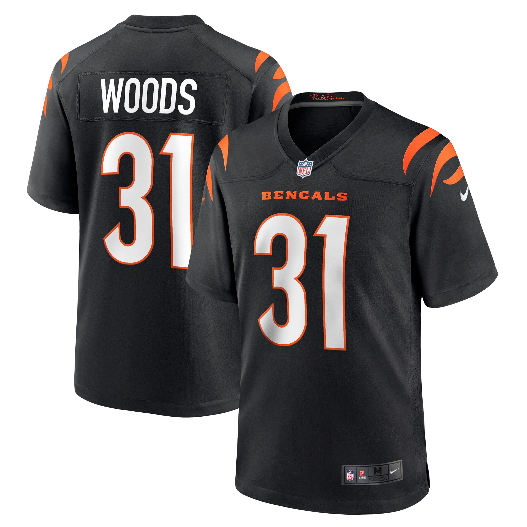 ickey woods cincinnati bengals nike retired player game jersey black clowdercats oyua9.jpg