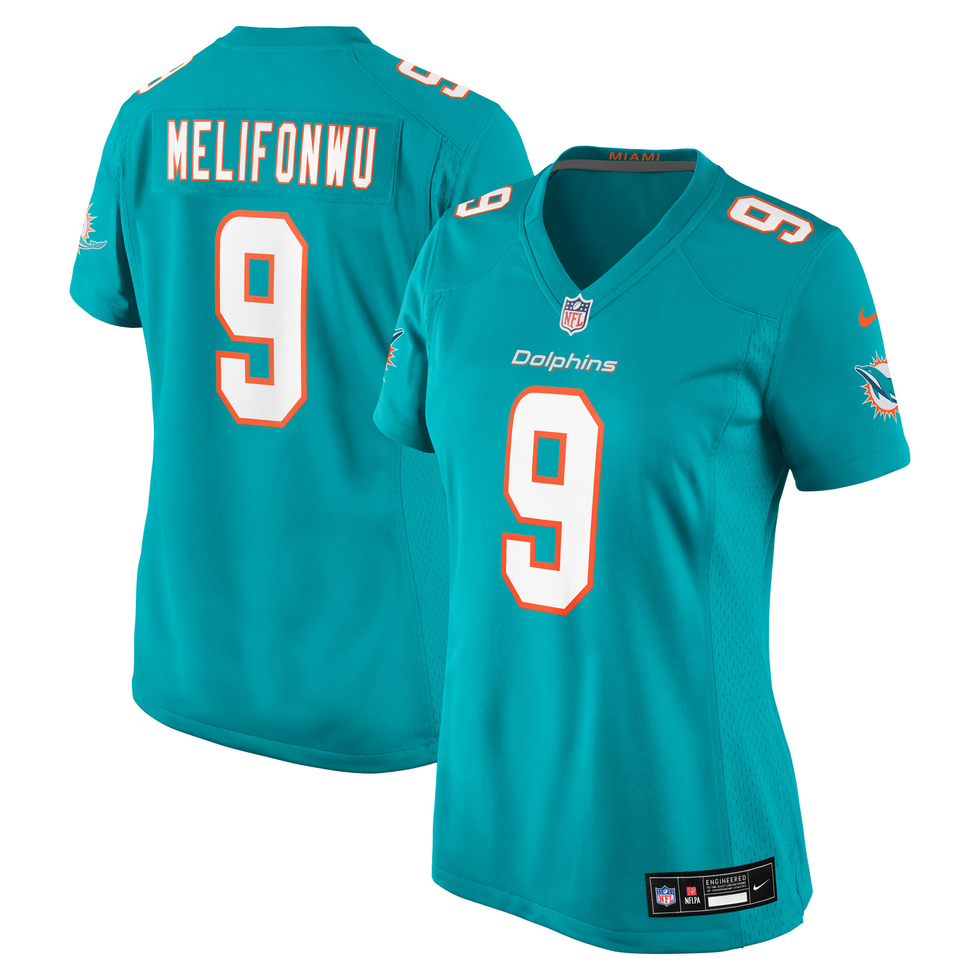 ifeatu melifonwu miami dolphins nike womens team game jersey aqua clowdercats gdd3e.jpg