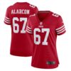 isaac alarcon san francisco 49ers nike womens team game jersey scarlet clowdercats lmluy.jpg